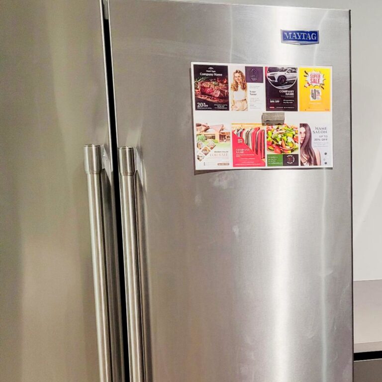 Fridge worthy, advertising designed to stay in the home.