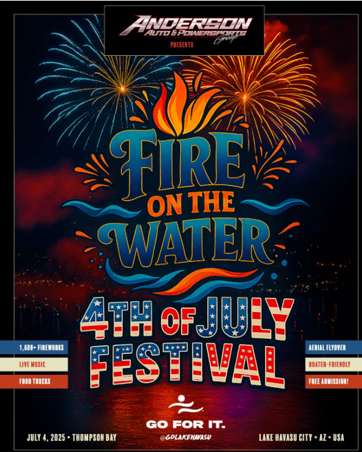 July 4th, Rotary Park Lake Havasu Festival, 1PM to 10 PM FREE